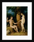 Adam and Eve, 1622 by Cornelis Cornelisz. van Haarlem
