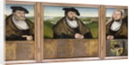 Electors of Saxony: Friedrich the Wise Johann the Steadfast and Johann Friedrich the Magnanimous 1532 by Lucas the Elder Cranach