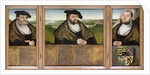 Electors of Saxony: Friedrich the Wise Johann the Steadfast and Johann Friedrich the Magnanimous 1532 by Lucas the Elder Cranach