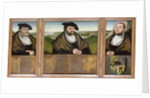 Electors of Saxony: Friedrich the Wise Johann the Steadfast and Johann Friedrich the Magnanimous 1532 by Lucas the Elder Cranach