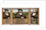 Electors of Saxony: Friedrich the Wise Johann the Steadfast and Johann Friedrich the Magnanimous 1532 by Lucas the Elder Cranach