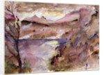 View of Walchen Lake, 1919 by Lovis Corinth