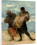 The Rescue, c.1870 by Honore Daumier