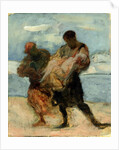 The Rescue, c.1870 by Honore Daumier