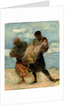 The Rescue, c.1870 by Honore Daumier