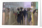 Street Scene in Rainy Weather by Julius von Ehren
