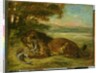 Lion and Alligator, 1863 by Ferdinand Victor Eugene Delacroix