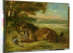 Lion and Alligator, 1863 by Ferdinand Victor Eugene Delacroix