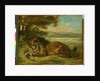 Lion and Alligator, 1863 by Ferdinand Victor Eugene Delacroix