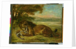Lion and Alligator, 1863 by Ferdinand Victor Eugene Delacroix