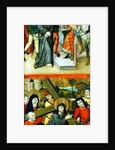 Christ Before Pilate and Christ Carrying the Cross, panel from and altarpiece depicting scenes of the Passion and saints, 1490 by Master of the Luneburg Footwashers