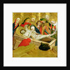 The Entombment, panel from the St. Thomas Altar from St. John's Church, Hamburg, begun in 1424 by Francke Master
