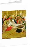 The Entombment, panel from the St. Thomas Altar from St. John's Church, Hamburg, begun in 1424 by Francke Master