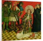 The Martyrdom of St. Thomas of Canterbury, panel from the St. Thomas Altar from St. John's Church, Hamburg, begun in 1424 by Francke Master
