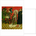 The Martyrdom of St. Thomas of Canterbury, panel from the St. Thomas Altar from St. John's Church, Hamburg, begun in 1424 by Francke Master