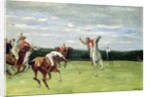 Polo player in Jenischpark, Hamburg, 1903 by Max Liebermann