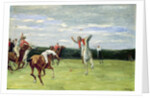 Polo player in Jenischpark, Hamburg, 1903 by Max Liebermann