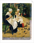 Amsterdam Orphans in the Garden, 1885 by Max Liebermann