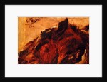 Head of a Dead Horse, 1848 by Adolph Friedrich Erdmann von Menzel