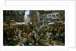 The Market of Verona, 1884 by Adolph Friedrich Erdmann von Menzel