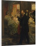 In the Opera House, 1862 by Adolph Friedrich Erdmann von Menzel