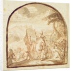 Claudius Civilis Leaving the Women and Children to go and Fight at Xanten, 1662 by Jurgen Ovens