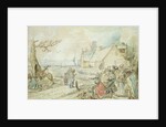 Landscape with Gypsy Fortune-Tellers by Hendrik Avercamp