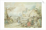Landscape with Gypsy Fortune-Tellers by Hendrik Avercamp