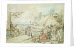 Landscape with Gypsy Fortune-Tellers by Hendrik Avercamp