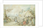Landscape with Gypsy Fortune-Tellers by Hendrik Avercamp