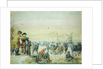 Enjoying the Ice, 1630 by Hendrik Avercamp