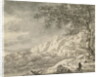 Mountainous Landscape with a Hiker by Herman Nauwincz
