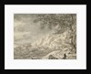 Mountainous Landscape with a Hiker by Herman Nauwincz