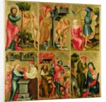 Right wing of the High Altar of St. Peter's in Hamburg, the Grabower Altar, 1383 by Master Bertram of Minden