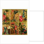 Right wing of the High Altar of St. Peter's in Hamburg, the Grabower Altar, 1383 by Master Bertram of Minden