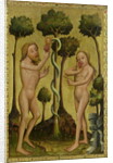 The Fall, detail from the Grabow Altarpiece, 1379-83 by Master Bertram of Minden