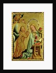 The Annunciation from the High Altar of St. Peter's in Hamburg, the Grabower Altar, 1383 by Master Bertram of Minden