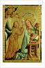 The Annunciation from the High Altar of St. Peter's in Hamburg, the Grabower Altar, 1383 by Master Bertram of Minden