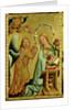 The Annunciation from the High Altar of St. Peter's in Hamburg, the Grabower Altar, 1383 by Master Bertram of Minden