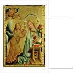 The Annunciation from the High Altar of St. Peter's in Hamburg, the Grabower Altar, 1383 by Master Bertram of Minden