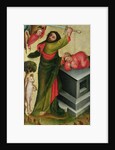 The Sacrifice of Isaac from the High Altar of St. Peter's in Hamburg, the Grabower Altar, 1383 by Master Bertram of Minden