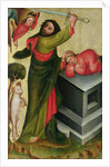 The Sacrifice of Isaac from the High Altar of St. Peter's in Hamburg, the Grabower Altar, 1383 by Master Bertram of Minden