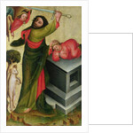 The Sacrifice of Isaac from the High Altar of St. Peter's in Hamburg, the Grabower Altar, 1383 by Master Bertram of Minden