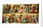 The Buxtehude Altar, central panel, 1400-10 by Master Bertram of Minden