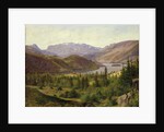 Hjelle in Valders, Tile Fjord, 1835 by Louis Gurlitt