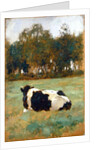 A Cow in the Meadow by Thomas Ludwig Herbst