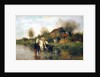 Horses at Water, 1877 by Thomas Ludwig Herbst