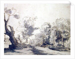 Landscape by Rembrandt Harmensz. van Rijn