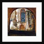 Detail of Rochsburg Castle in Saxony by Johann Herman Carmiencke