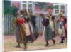 Girls on the way to School, 1899 by Julius August Friedrich Theodor von Ehren